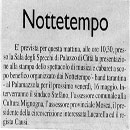 Rassegna stampa - Notte Tempo